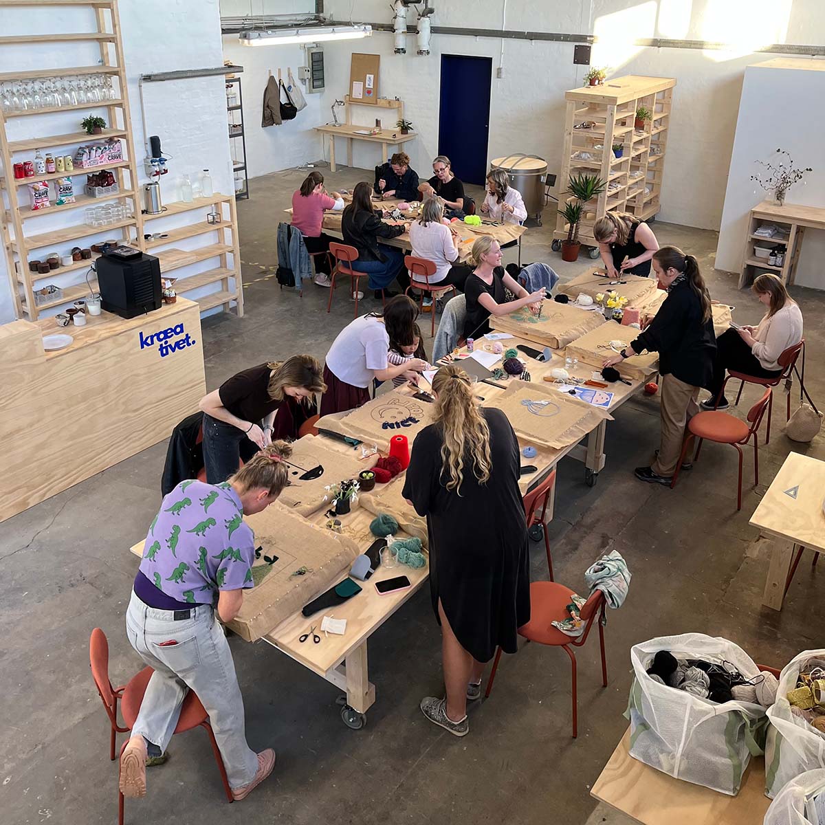 Kræativet i Aarhus afholder workshop i tufting