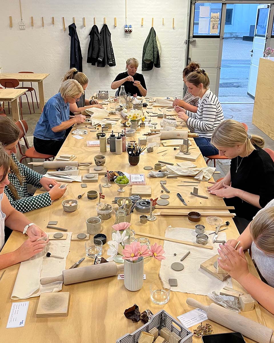 Keramikflagworkshop i Kræativet Aarhus