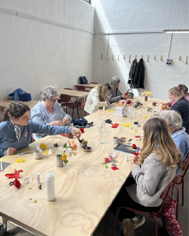 Workshop - Mors dag - Papirblomster